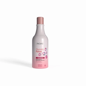 Inoar Glycolic Force Shampoo & Conditioner Bundle with Glycolic Acid for Deep Cleansing, Intense Hydration & Renewed Shine, 2 x 16.9 fl.oz