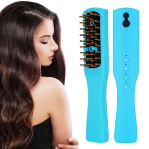 Intelligent Visual Scalp Comb - Hair Comb with Camera, Ultrasonic Electric Hair Brush, Promote Hair Growth, HD Scalp Monitoring, Hair Oil Applicator, Water Mist Hydration Maintenance