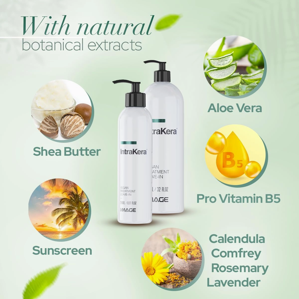 Intrakera Leave-In Conditioner for Frizzy, Curly, and Straight Hair - Stop Washing your Hair Every Day - Keratin Replenisher - Detangler for Dry or Damaged Hair - Dry Damaged Hair