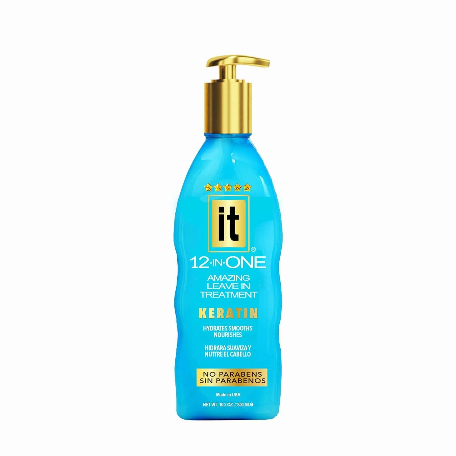 IT 12-in-One Leave-in Treatment, Keratin Enriched, for Smooth Hair