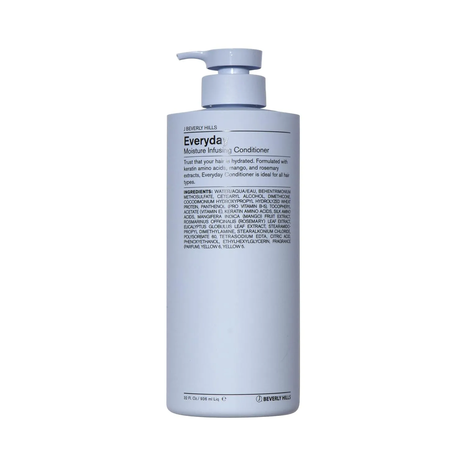 J Beverly Hills Blue Everyday Moisturizing Conditioner with Keratin for Hydration, (3 Oz, 12 Oz, 32 Oz)