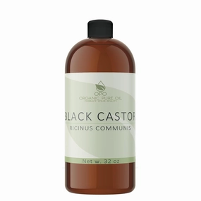 Jamaican Black Castor Oil - 32 OZ Pure, Cold Pressed, Filtered Hexane & Chemical Free, PBA-Free Plastic Caster - Hair Growth, Body, Skin - Brows, Lashes