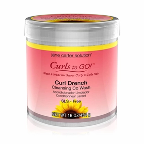 Jane Carter Solution Curl Drench Cleansing Co-Wash (16oz) - Hydrating, Nourishing, Reduce Frizz