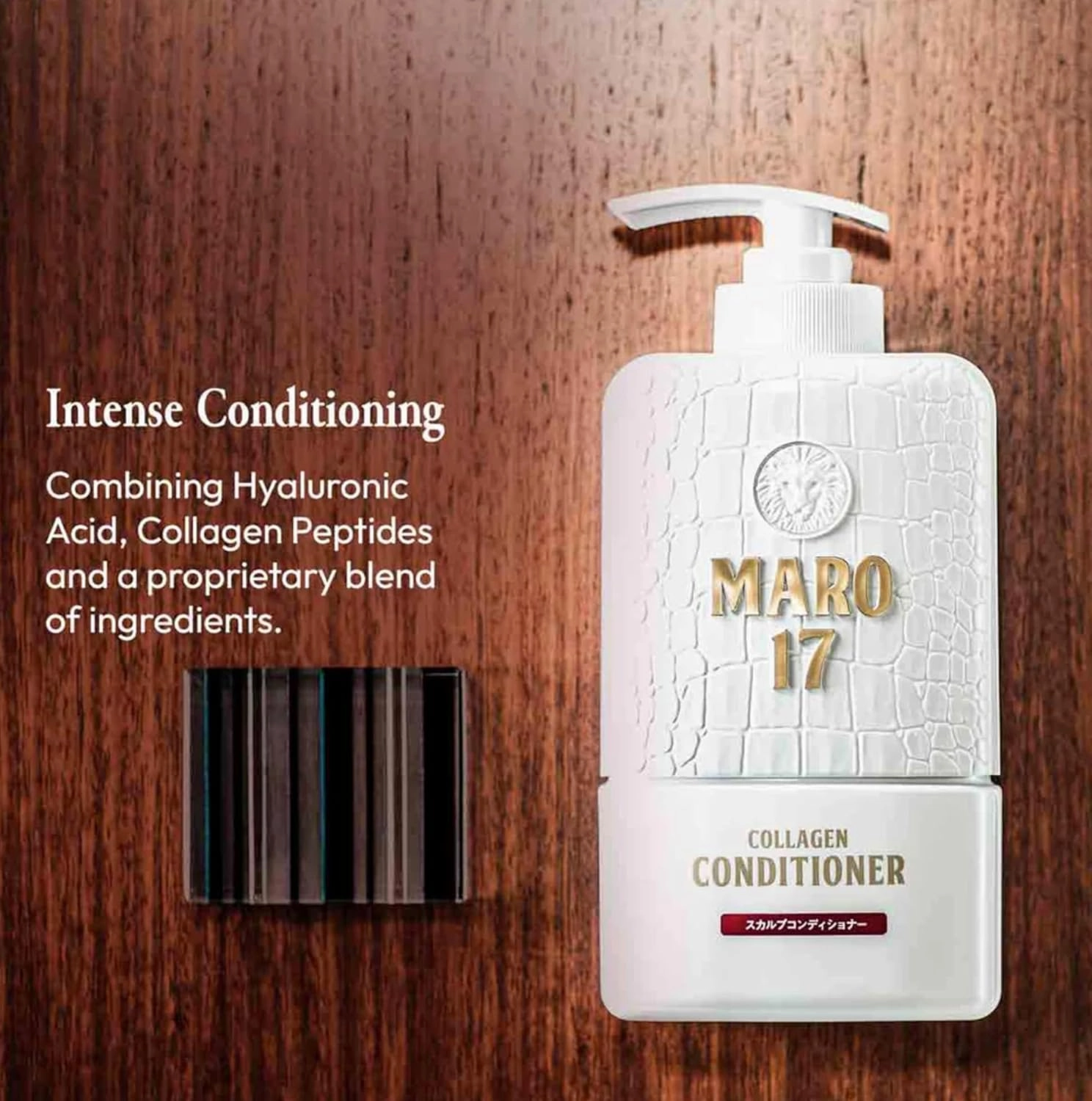 Japan's #1 Collagen Conditioner - Promotes Hair Growth & Boosts Scalp Circulation - Sulfate Free   DHT Blocker Refreshing Scalp Cleansing Mens Conditioner with Collagen & Hyaluronic Acid