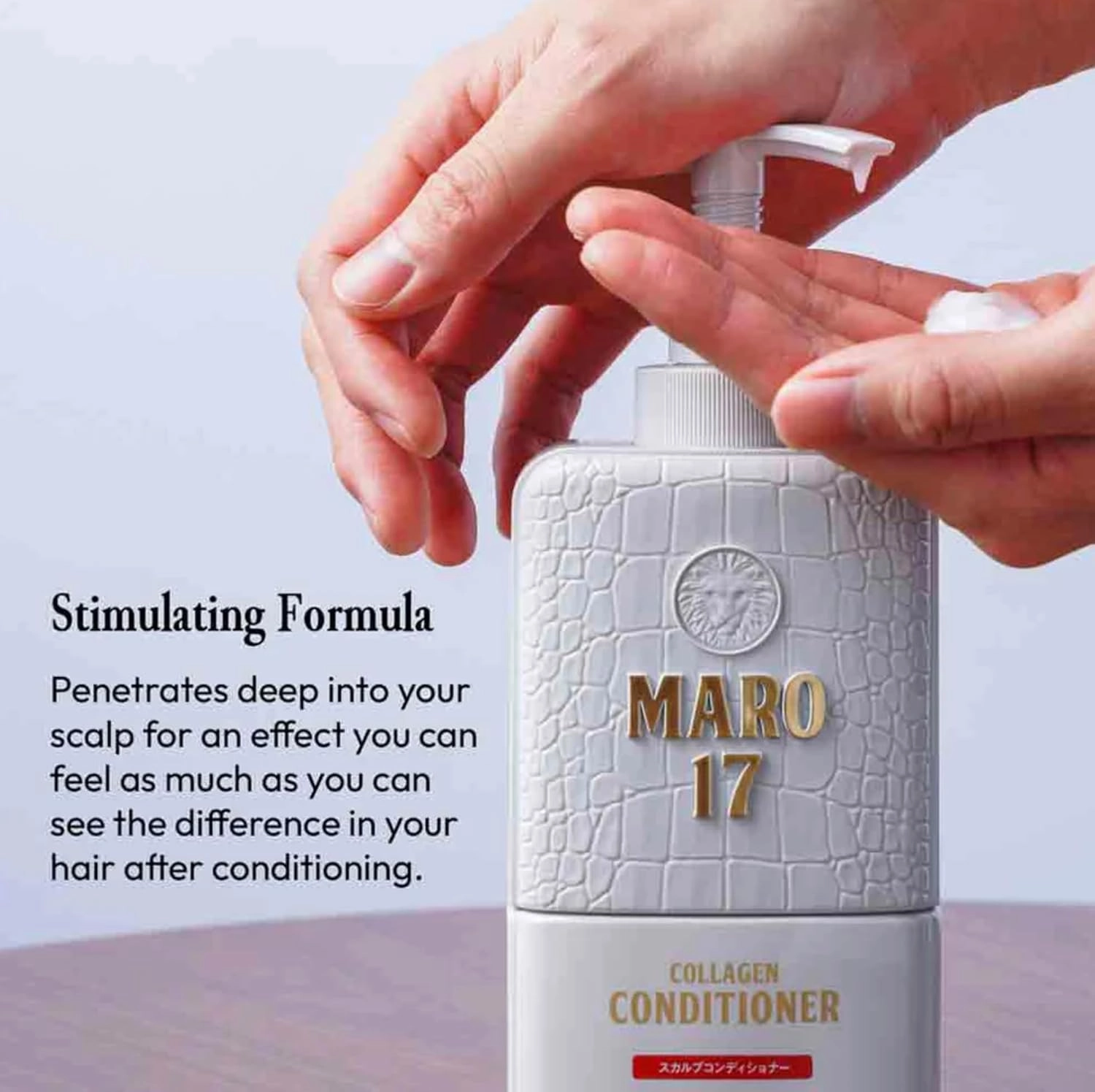 Japan's #1 Collagen Conditioner - Promotes Hair Growth & Boosts Scalp Circulation - Sulfate Free   DHT Blocker Refreshing Scalp Cleansing Mens Conditioner with Collagen & Hyaluronic Acid