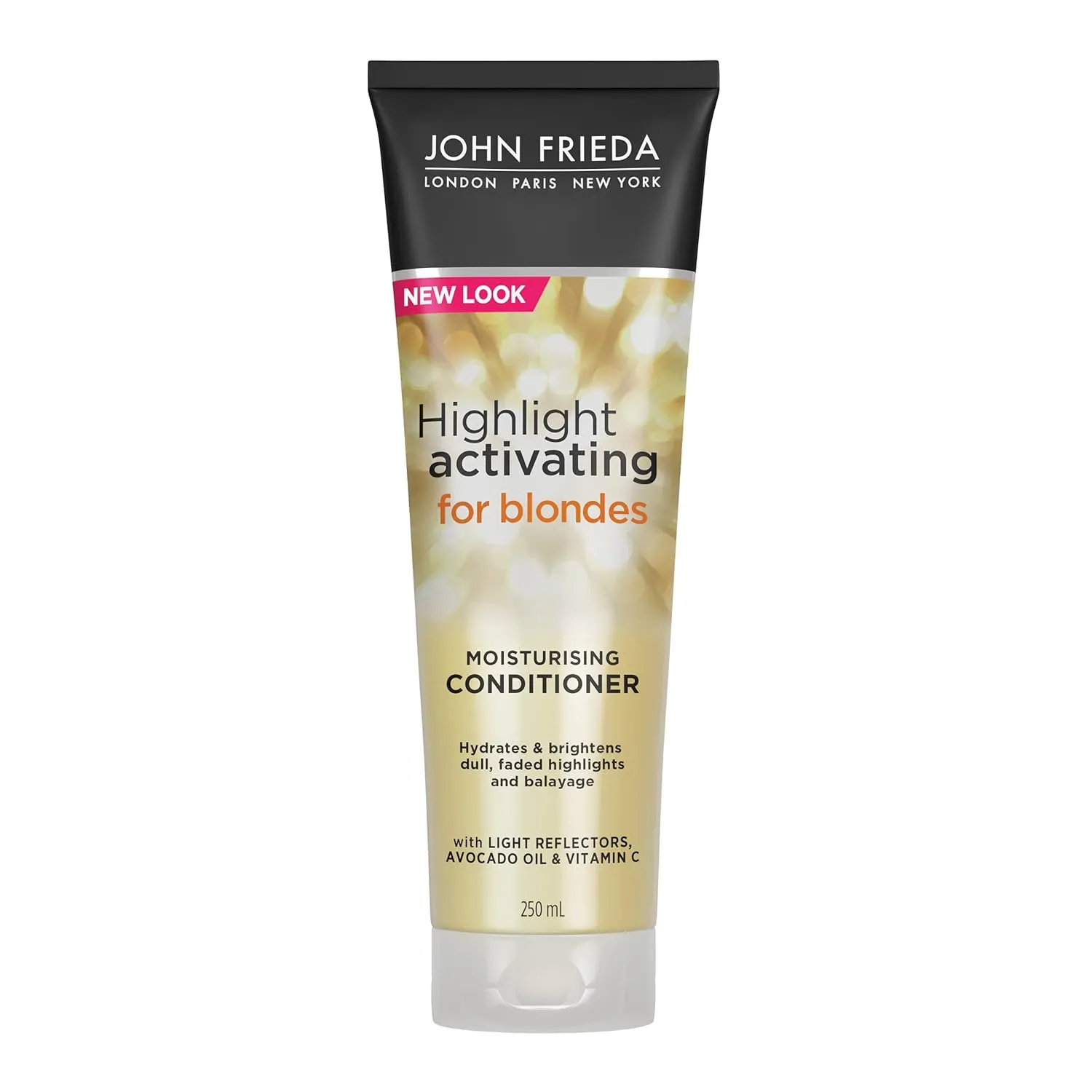 John Frieda Sheer Blonde Glistening Perfection Moisturizing Conditioner, Platinum Tochampagne, 8.45 Ounce