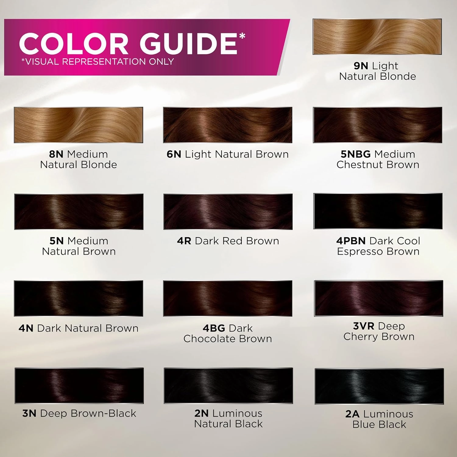 John Frieda Precision Foam Colour, Light Natural Brown 6N, Full-coverage Hair Color Kit, Anti-Fade Gray Coverage, Deep Color Saturation Hair Dye, Pack of 2