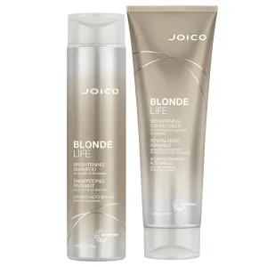 Joico Blonde Life Brightening Shampo & Conditioner | For Blonde Hair | Add Softness & Smoothness | Sulfate Free | Fortified With Monoi & Tamanu Oil