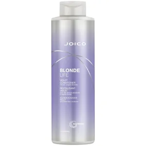 Joico Blonde Life Violet Conditioner | For Cool & Bright Blonde Hair | Neutralize Brassy Tones | Banish Yellow Tones | Boost Shine | Sulfate Free | With Monoi & Tamanu Oil