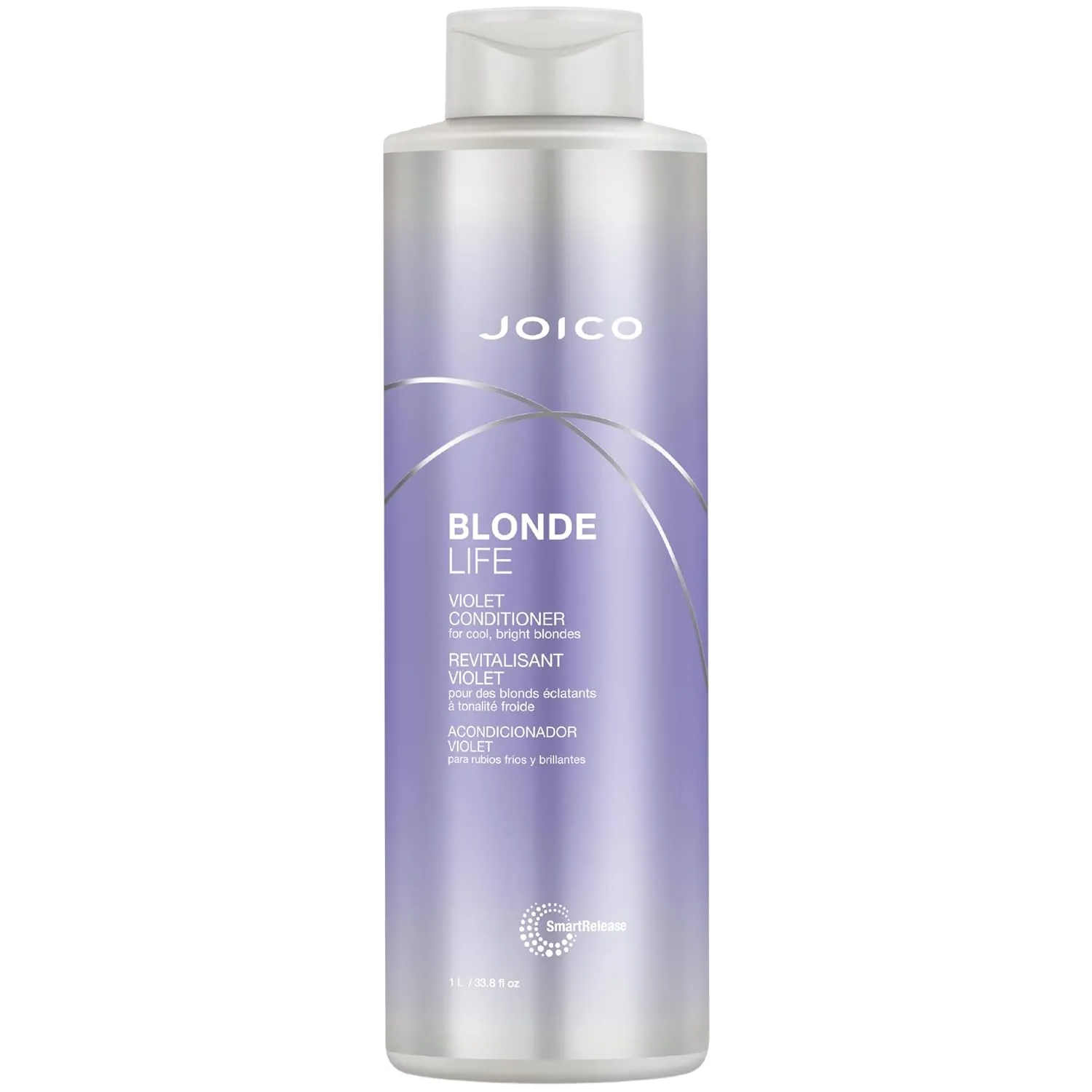 Joico Blonde Life Violet Conditioner | For Cool & Bright Blonde Hair | Neutralize Brassy Tones | Banish Yellow Tones | Boost Shine | Sulfate Free | With Monoi & Tamanu Oil