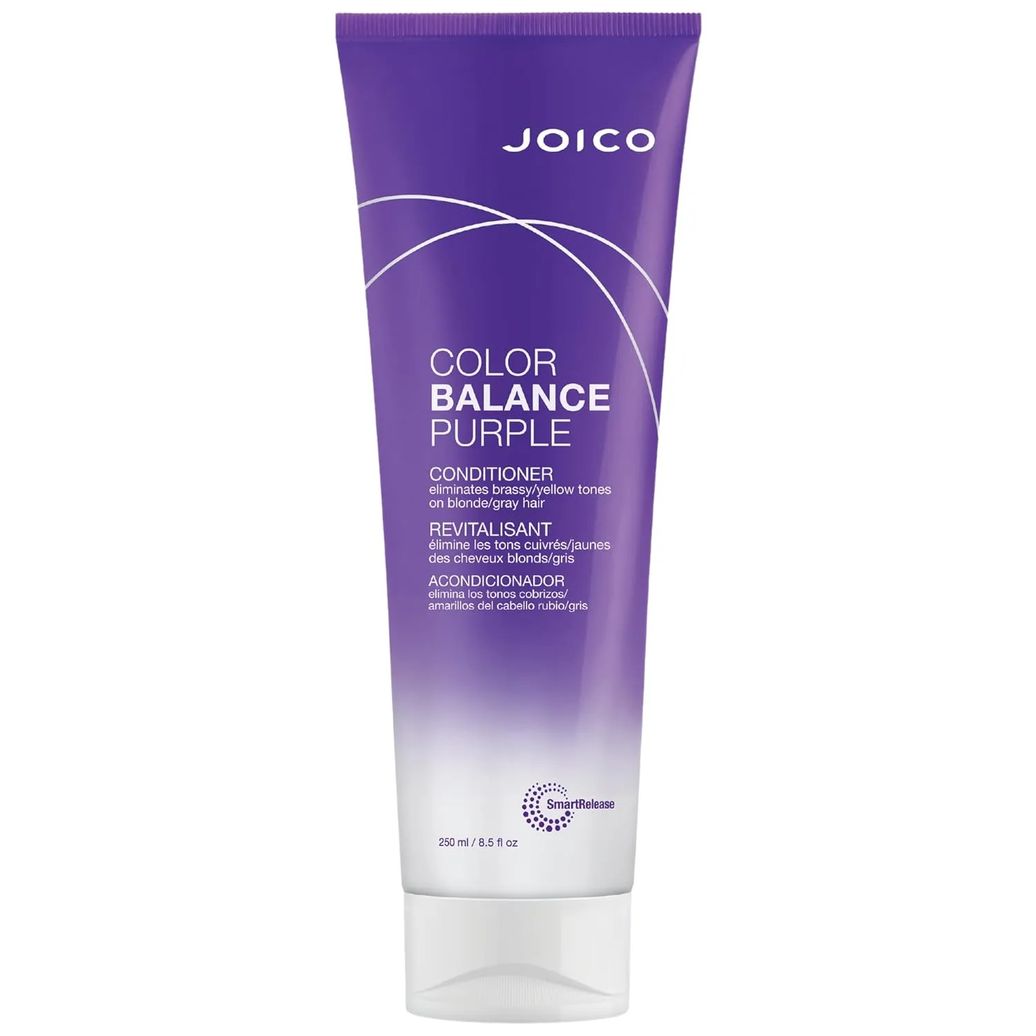 Joico Color Balance Purple Conditioner | For Cool Blonde or Gray Hair | Eliminate Brassy Yellow Tones | Boost Color Vibrancy & Shine | UV Protection | With Rosehip Oil & Green Tea Extract