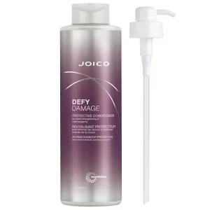 Joico Defy Damage Protective Conditioner | For Color-Treated Hair | Strengthen Bonds & Preserve Hair Color | With Moringa Seed Oil & Arginine