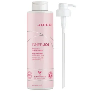 Joico InnerJoi Preserve Conditioner | For Color-Protection & Shine | For Color-Treated Hair | Sulfate & Paraben Free | Naturally-Derived Vegan Formula