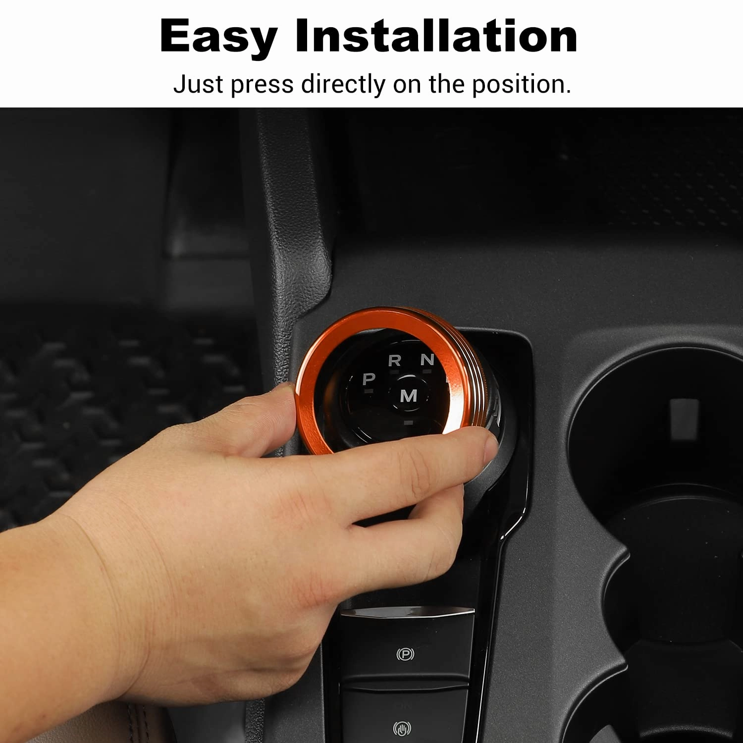 JWWY Air Conditioner Headlight Switch Knob 4WD Wheel Drive Trailer Gear Shift Switch Knob Cover for 2021-2025  Ford Bronco Sport Accessories Aluminum Alloy 7PCS（Don't fit Bronco）
