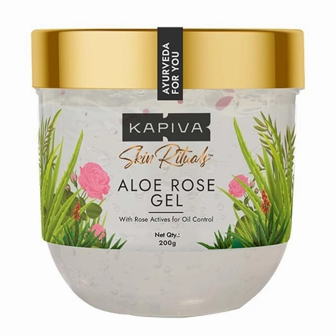Ka.piva Skin Rituals Aloe Rose Gel 200 gms | After-sun Soothing Gel | For Sunburn Relief & Hydration | Clinically Tested Rose Actives| Ayurvedic Tan Minimiser