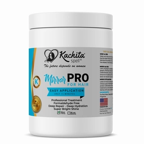 Kachita Spell MirrorPRO Hair Mask Deep Conditioner with Argan Oil and Keratin Repairs Dry, Damaged Hair Professional Hair Treatment, Deep Hydration, Super Gloss/Shine, Frizz-Free 32 Fl Oz