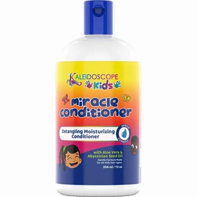 Kaleidoscope Kids - Miracle Detangling Moisturizing Conditioner | All Hair Types | Squeeze | Aloe vera | Abyssinian Seed Oil | 12oz |