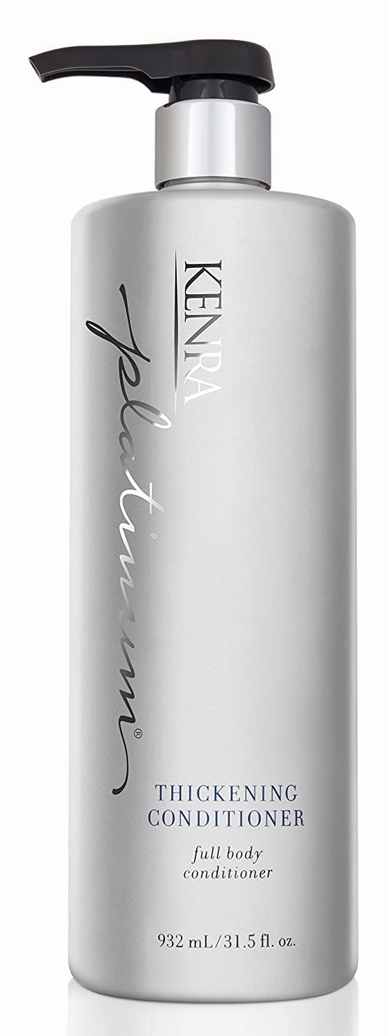 Kenra Platinum Thickening Conditioner | Provides Nourishment & Delivers Shine | Increases Thickness & Volume | Body & Fullness | Protects Against Humidity | All Hair Types | 31.5 fl. Oz