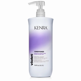 Kenra Violet Conditioner | Eliminates Brassy Tones | Purple Pigment   Deposit | Neutralizes Yellow | Moisturizes Processed Hair | Enhances Vibrancy of Blonde or Gray Hair | Color Safe