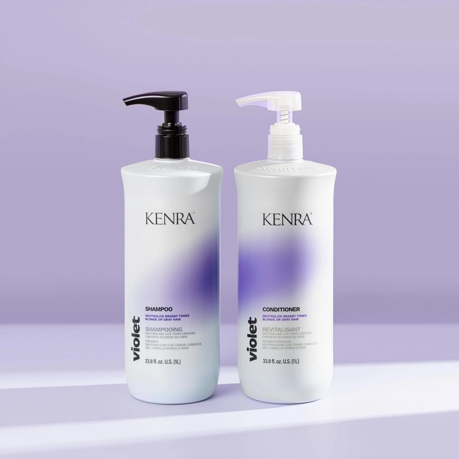 Kenra Violet Conditioner | Eliminates Brassy Tones | Purple Pigment   Deposit | Neutralizes Yellow | Moisturizes Processed Hair | Enhances Vibrancy of Blonde or Gray Hair | Color Safe