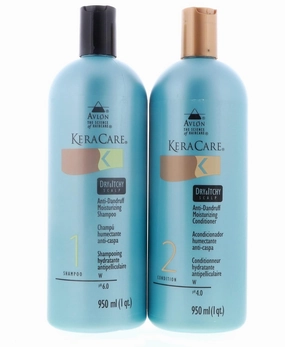 KeraCare Brand Hair Care Kit, Shampoo & Conditioner Set - Dry & Itchy Scalp Moisturizing ,950 ml each