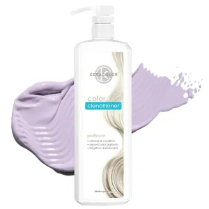 Keracolor Color   Clenditioner 3-in-1 Color-Depositing Conditioner, Gentle Cleansing Conditioner Infusing Semi-Permanent Hair Color, 9 Shades, 33.8 Fl Oz