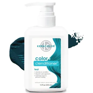 Keracolor Color   Clenditioner 3-in-1 Color-Depositing Conditioner, Gently Cleanses & Conditions, Semi-Permanent Hair Color, 23 Shades, 12 Fl Oz