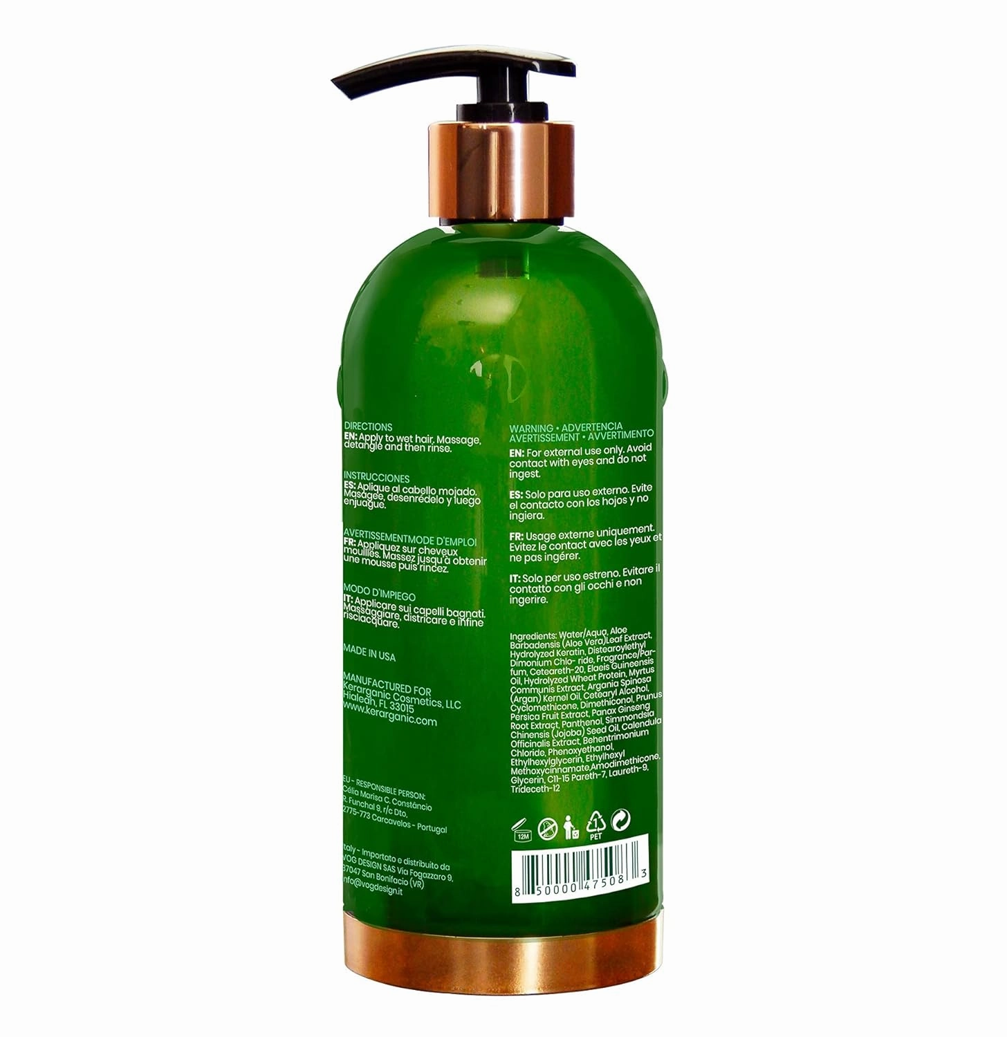 KERARGANIC® PREMIUM KERATIN CONDITIONER POST-STRAIGHTENING 16.9floz/500ml
