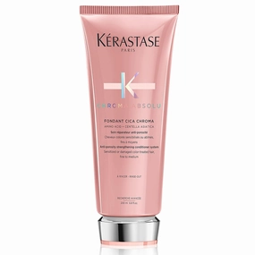Kerastase Chroma Absolu Cica Chroma Strengthening Conditioner | For Sensitized or Damaged Color-Treated Hair | Fine To Medium, Anti-Porosity, with Lactic Acid
