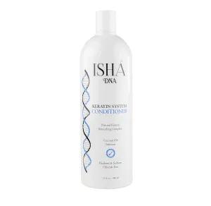 Keratin Treatment System Conditioner - Sulfate and Parabens Free - Perfect for Keratin Treated Hair - Infused with Coconut Oil - For All Hair Types. (32 Fl Oz.)