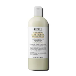 Kiehl's Nourishing Olive Fruit Oil Conditioner, Moisturizing Hair Conditioner for Dry & Damaged Hair, Promotes Shine, Helps Detangle, Lightweight Formula, with Avocado Oil & Lemon Oil