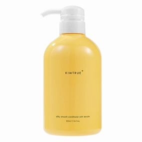 Kimtrue Silky Smooth Conditioner with Lanolin, Hair Conditioner for Dry Damaged Hair Moisturizing repair, Paraben-Free, 500ml/16.9 fl oz