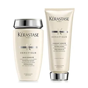 KÉRASTASE Densifique Densité Shampoo & Conditioner Set, Thickening, Strengthening & Hydrating, Removes Build-Up & Adds Shine with Hyaluronic Acid for Fine, Thin & Thinning Hair