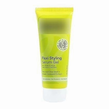 KRINAL Serum Gel - Medium Hold & 94% Users Reported Frizz Reduction | Non-Crunchy, Non-Sticky | For Frizzy, Dry, Wavy, Curly Hair | Sulphate, Paraben & Silicone Free | 120 m