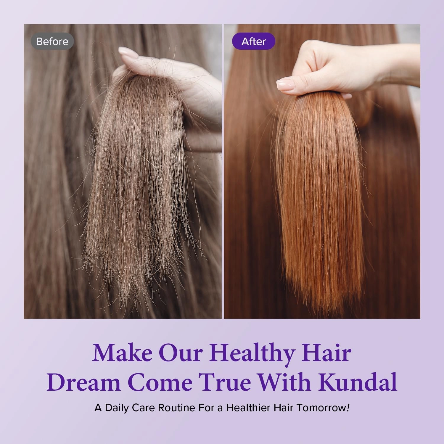 Kundal Honey & Macadamia Natural Conditioner, Korean Hair Care Damage Repair, Deep Hydration, Long Lasting Fragrance, with Honey, Argan Oil, Macadamia Oil 16.9fl oz (Ylang Ylang)
