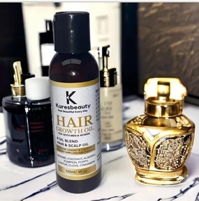 KuresBeauty Hair Growth Oil – Natural Scalp Treatment for Thicker, Longer & Stronger Hair – Nourishing & Moisturizing Hair Serum for All Hair Types