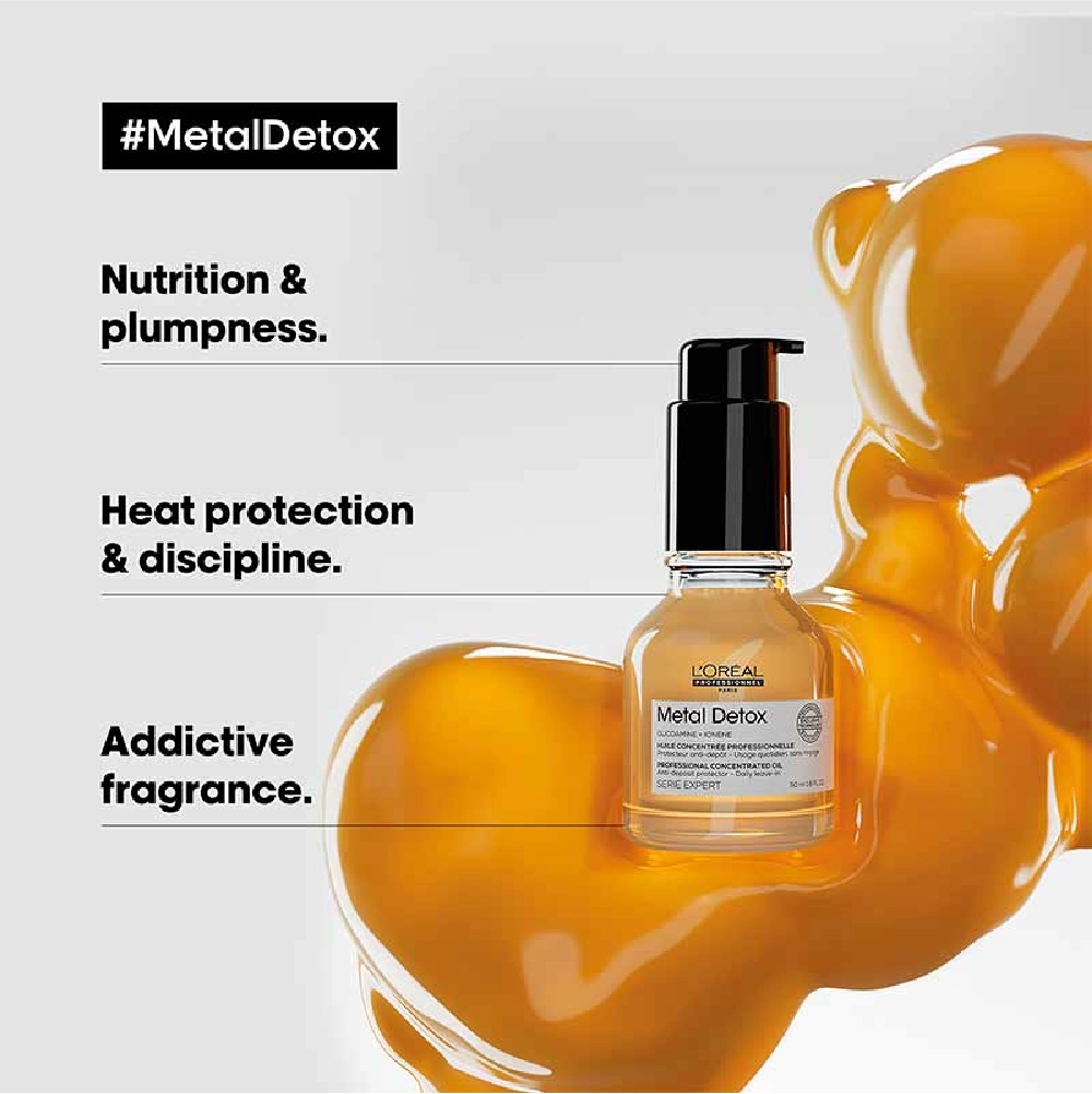 L’ORÉAL PROFESSIONNEL METAL DETOX HAIR OIL 50ML