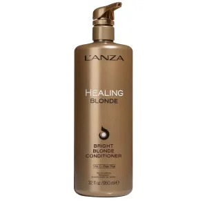 L’ANZA Healing Blonde Bright Conditioner, Formulated for Natural & Decolorized Blonde Hair - Boosts Shine & Brightness while Healing, with Sulfate-free, Paraben-free, Gluten-free Formula
