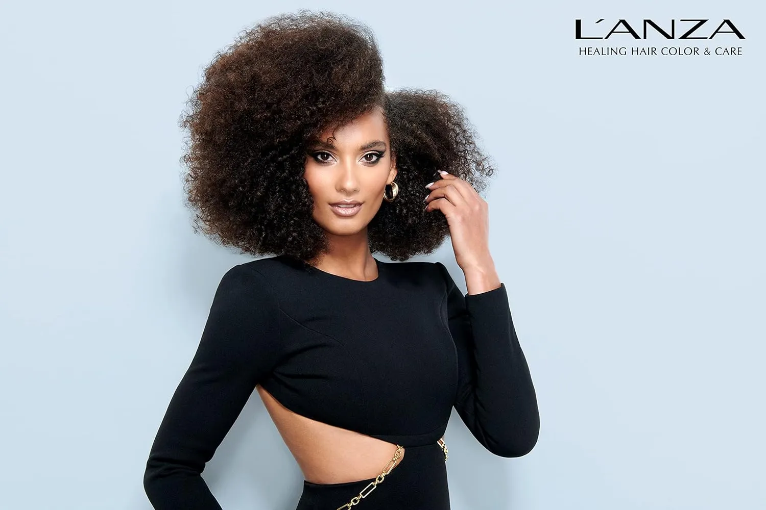L'ANZA Healing Curls Butter Conditioner - Curly Hair Product for Moisturizing and Detangling Velvety Curls with Anti-Humidity Moisturizers, with Sulphate Free, Paraben Free Formula