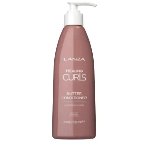 L'ANZA Healing Curls Butter Conditioner - Curly Hair Product for Moisturizing and Detangling Velvety Curls with Anti-Humidity Moisturizers, with Sulphate Free, Paraben Free Formula