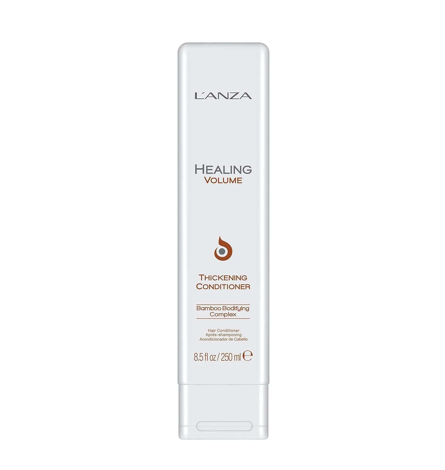 L'ANZA Healing Volume Thickening Conditioner, Boosts Shine, Volume, and Thickness of Fine Flat Hair, Rich With Bamboo and Keratin, Luxury Hair Care