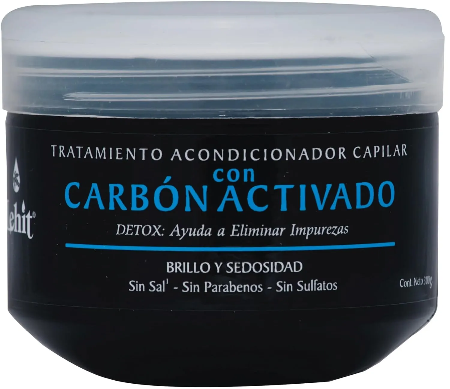 Lehit Tratamiento Carbon Activado Acondicionador Capilar Detox | Activated Carbon Treatment Detox Hair Conditioner 10.1oz-300ml