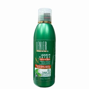 Lenier Detox Leave-In with Rosemary, Mint, Eucalyptus &amp; Biotin – 5 oz, Green