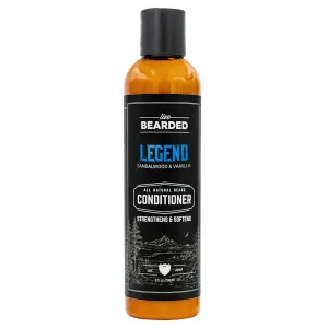 Live Bearded Beard Conditioner, 8 fl oz - Strengthens and Softens Facial Hair - Made in the USA - All-Natural Ingredients with Biotin, Caffeine | Legend Scent - Sandalwood, Vanilla