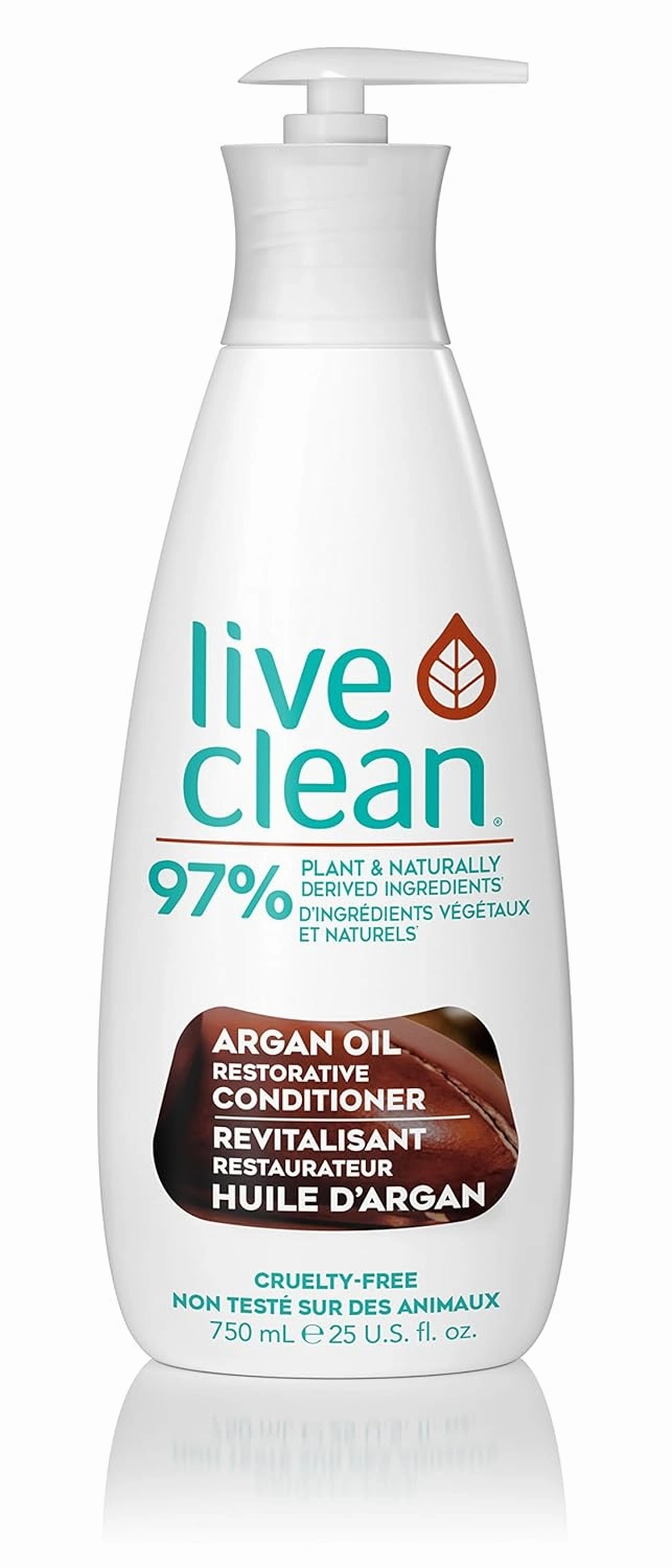 Live Clean Argan Oil Conditioner, 750-Milliliter