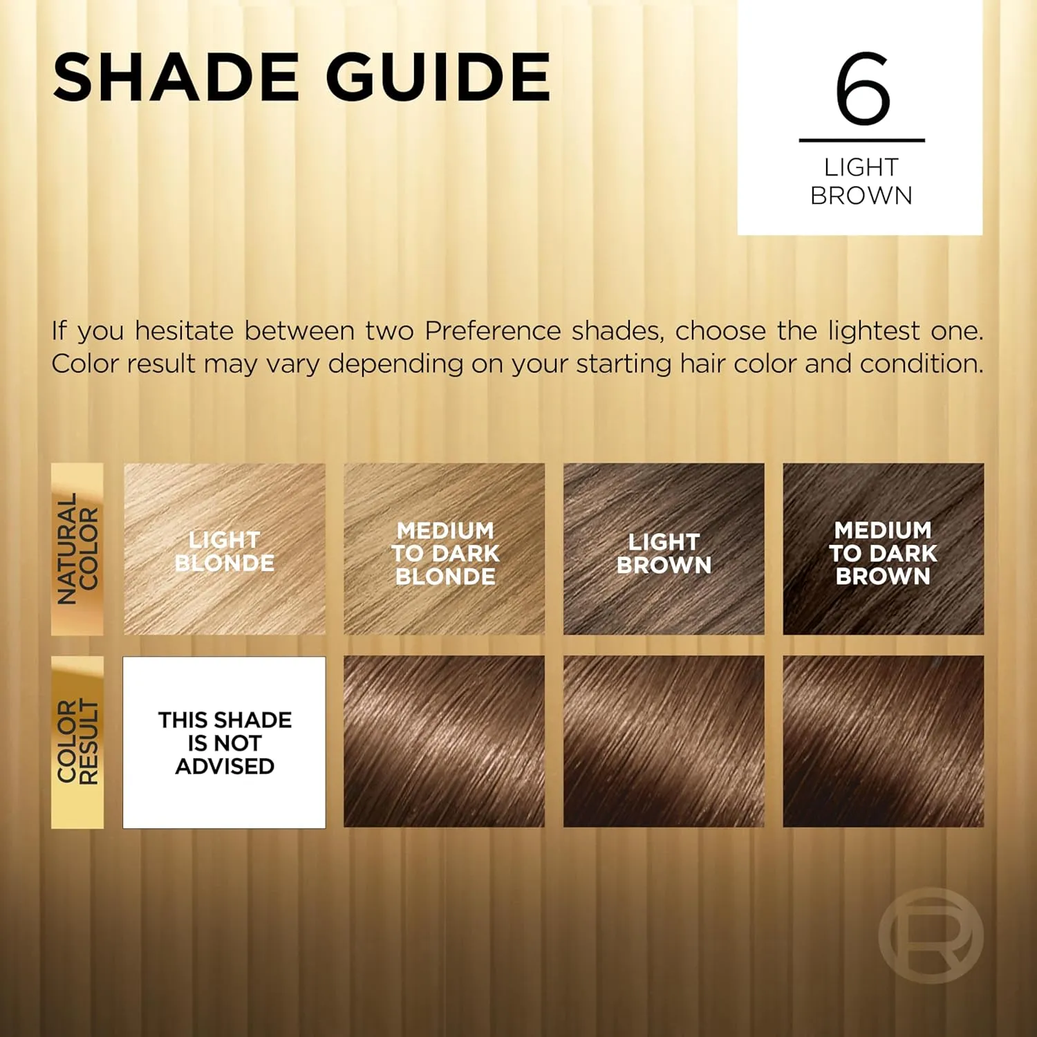 L'Oreal Paris Superior Preference Luminous Fade-Defying Permanent Hair Color, Hair Dye For Up to 9 Weeks of Radiance, Light Brown 6, 1 Hair Dye Kit (Pack of 2)