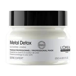 L’Oreal Professionnel Metal Detox Hair Mask - Sulfate-Free Deep Conditioner & Treatment For Dry or Damaged & All Hair Types, Prolongs Hair Color, Prevents Damage & Adds Softness