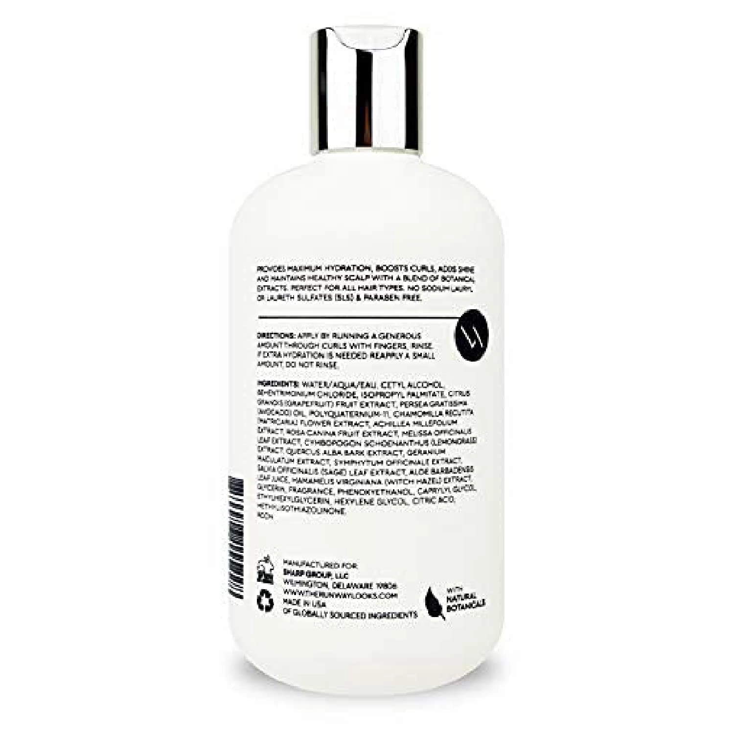 Luscious Curls Anti-Frizz Conditioner, Curls Definition & Shine With Grapefruit Extract, Anti-Frizz Care, Intense Hydration, Restores Hair Vibrancy (12oz)