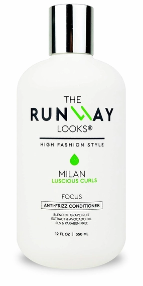 Luscious Curls Anti-Frizz Conditioner, Curls Definition & Shine With Grapefruit Extract, Anti-Frizz Care, Intense Hydration, Restores Hair Vibrancy (12oz)