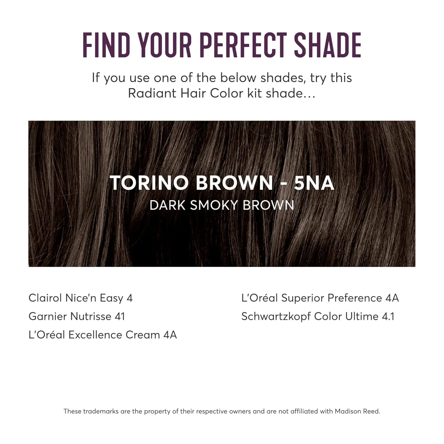 Madison Reed Radiant Hair Color Kit | 5NA Dark Ash Brown (Torino Brown) for 100% Gray Hair Coverage | Salon Quality Permanent Hair Dye | PPD-Free & Ammonia-Free | (Packaging May Vary) 1 Pack
